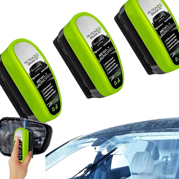 RAGUPEL Car Windshield Glass Cleaner, Anti-Fog Mirror Treatment and Oil Film Remover, Waterproof Auto Glass Defogger, 4.22 fl oz