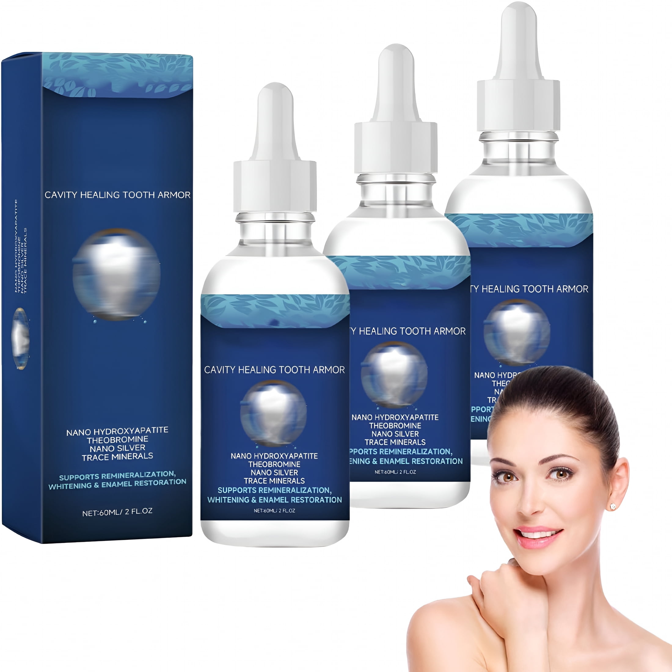 RAGUPEL Cavity Healing Tooth Armor Liquid-Helps Keep Gums Healthy-Dental Cavity Healing Tooth Armor (3Pcs)