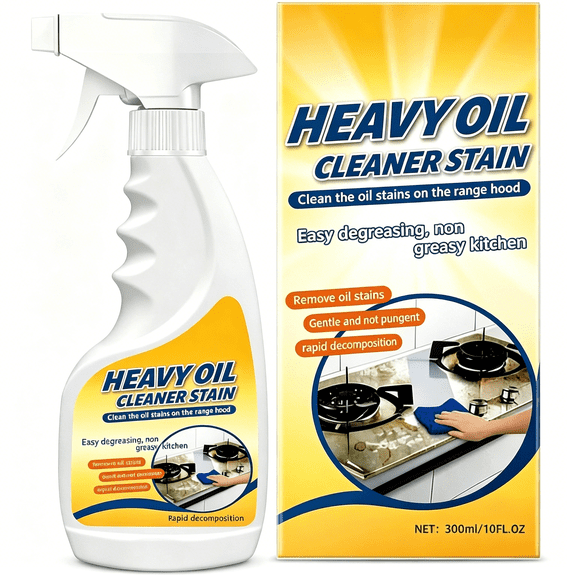RAGUPEL Clean Up Kitchen Oil Stains Spray,Multipurpose Cleaner,Gel Form,Aloe Vera Scent,11 Fl Oz