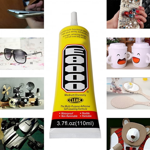 RAGUPEL Clear Adhesive Sealant Glue for DIY Projects,Jewelry Crafting,Diamond Shoes Paste,Multifunctional Craft Glue,Strong Hold for Metal,Wood,and Plastic