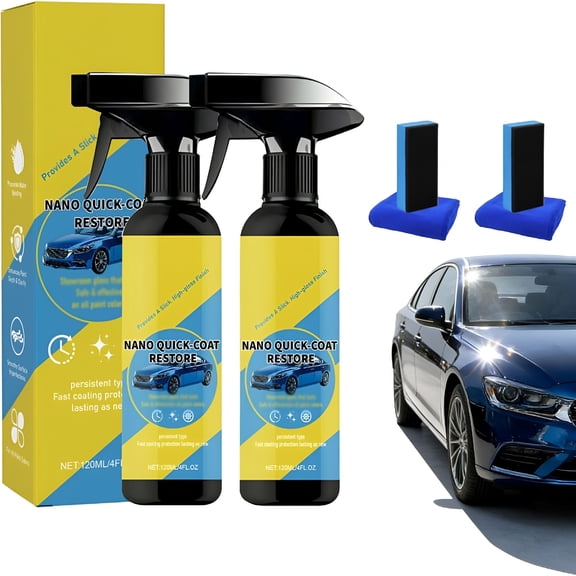 RAGUPEL Coating Spray, Advanced Automobile Quick-Acting Coating Agent, Quick Effect Coating Agent Spray with Dust Proof and Glazing Effects Long-Lasting Car Showroom Gloss