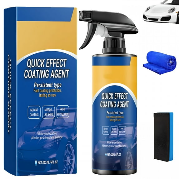 RAGUPEL Coating Spray,Car Polish,Car Coating Spray,Quick Effect Coating Agent for Car,Waterless Wash Easy Use