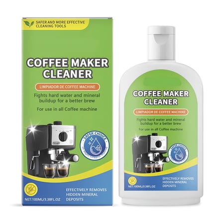 RAGUPEL 2026 New Coffee Machine Cleaner,Compatible with Keurig Ninja Delonghi Coffee Maker Pot Descaling & Cleaning Tabs,Descale Drip Coffee and Machines (100Ml)