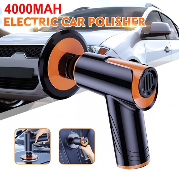 RAGUPEL Cordless Mini Polisher Car Buffer Sander, 2-in-1 Detailing Tool with Soft Wax Pad, Automotive Paint Polishing Machine