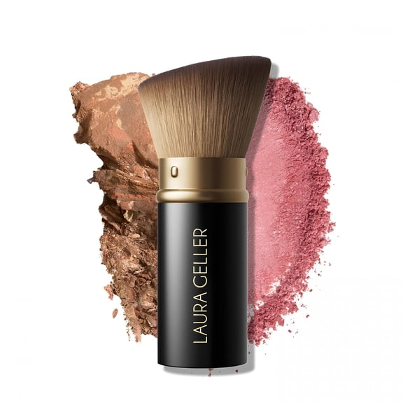 RAGUPEL Cosmetic Professional Makeup Brushes - Cruelty-Free Retractable Angled Kabuki Brush