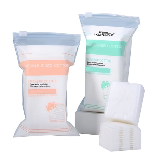 RAGUPEL Cotton Facial Pads Cotton Pads Makeup Remover Pads 100% Pure Cotton Rounds,Hypoallergenic,Lint Free Cotton Pads Triple Layers Pads for Makeup Removal,Nail Polish