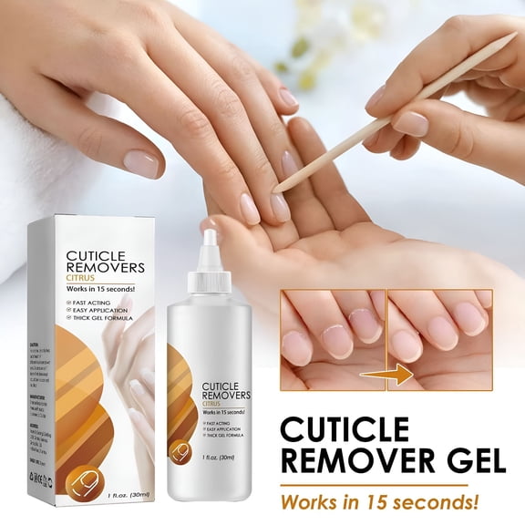 RAGUPEL Cuticle Remover,Instant Cuticle Remover Gel,Cuticle Softener with Instant 15-Second Removal for Hand,Foot And Nail Care,Eliminate Thick And Overgrown Cuticles(1Pc 30Ml/1Fl.Oz)