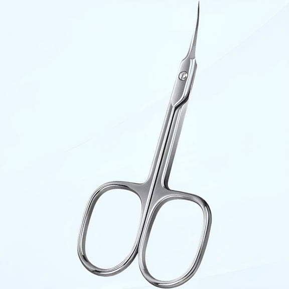 EXLEAF Extra Fine Curved Cuticle Scissors for Manicure Precise Pointed Tip