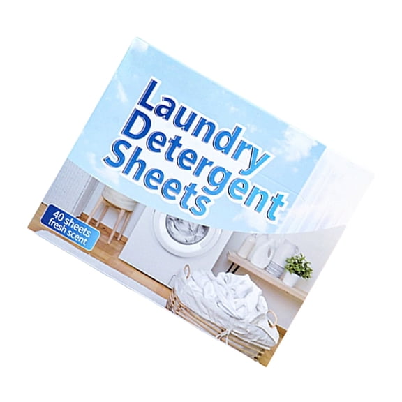 RAGUPEL Dissolvable Laundry Sheets Strong Cleaning Detergent Sheet Safe for Delicate Skin and Baby Clothes Home Travel Laundry Sheets