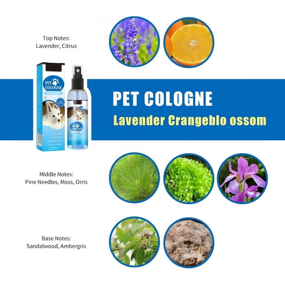 RAGUPEL Dog Spray,Conditioning & Odor,Dog Odor Remover Perfume,for All Coat Types Dog Deodorizing Spray,100Ml/3.4 Oz