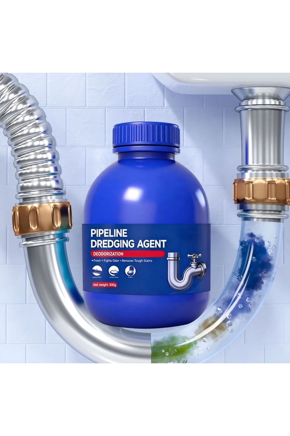 Drain Cleaner,Professional-Grade Drain Clog Remover for Kitchen Sink,Powerful Unclogging,Unclog Drains,Clog Remover,Shower,Tub,Compatible with All Pipe Materials