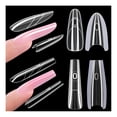 thumbnail image 1 of RAGUPEL Dual Forms for Nail Extension: Almond & Coffin Sandwich Dual Forms Work with Builder Gel & Polygel 2 Shapes 240Pcs 15 Sizes Reusable Clear Acrylic Molds Kit for Quick Manicure, 1 of 7