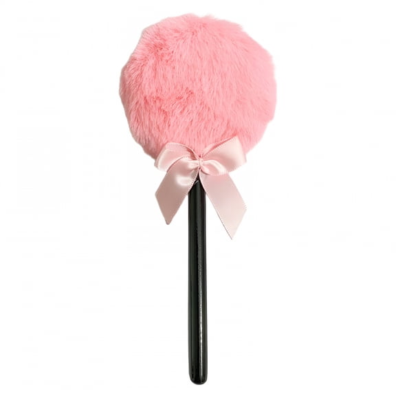 RAGUPEL Dusting Powder Puff Makeup Brush | Long Handle Body Powder Puff | Soft Cosmetic Makeup Puffs | Loose Powder Applicator with Cute Design Body Powder Makeup(Pink)