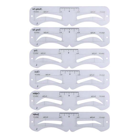 RAGUPEL Eyebrow Stencils Set, Beginner Friendly Brow Shaping Guide for Symmetrical Makeup, Quick & Easy Women's Beauty Tool