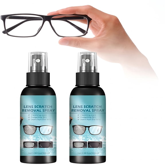 RAGUPEL Eyeglass Scratch Remover Spray,Lens Scratch Repair&Cleaner Kit,Glasses Scratch Remover for Lenses,Sunglasses Scratch Repair for Anti-Reflective&Prescription Lenses