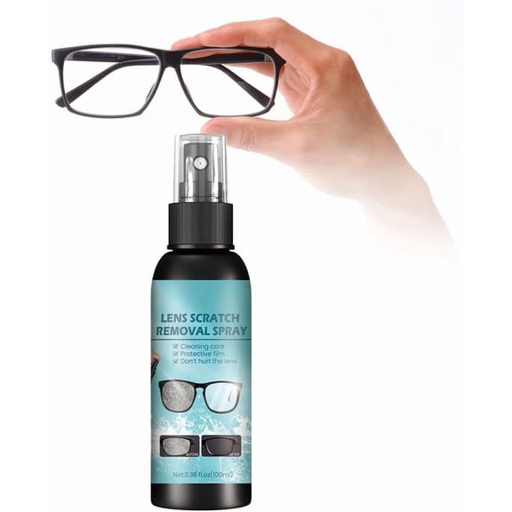 RAGUPEL Eyeglass Scratch Remover Spray,Lens Scratch Repair&Cleaner Kit,Glasses Scratch Remover for Lenses,Sunglasses Scratch Repair for Anti-Reflective&Prescription Lenses(1Pcs)