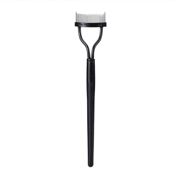 RAGUPEL Eyelash Comb, Curved Stainless Steel Lash Separator Brush, Precision Mascara Tool for Clump-Free Grooming and Daily Makeup