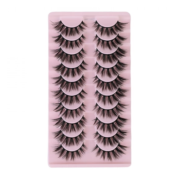 RAGUPEL Eyelashes Individuals L Curl Extensions 30Mm Lashes Strips That Look Like Extensions False Eyebrows for Women Light Lashes Natural Look False Eyelashes Anime Lashes Wispy Spiky 3D