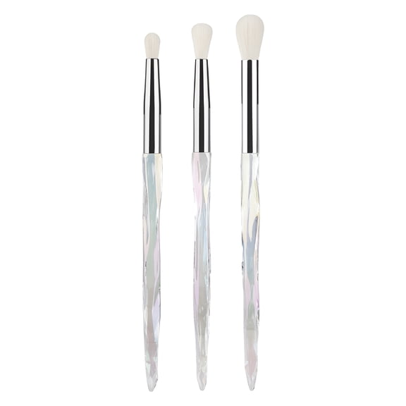 RAGUPEL Eyeshadow Makeup Brushes,Crystal Brushes for Eye Makeup Synthetic Bristle Eyeshadow Blending Crease Makeup Eye Brush Set