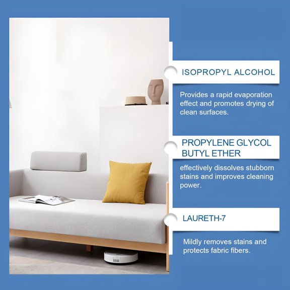RAGUPEL Fabric Cleaner - Professional Strength - Deeply Penetrates Water Safe Fabric & Fibers of Upholstery,Clothing,Rugs & Carpeting