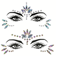 thumbnail image 1 of RAGUPEL Face Gems Stick Jewels for Women Cosplay Halloween Club Body Eye Face Gems Makeup Stickers Self Adhesive Face Crystals Rhinestones Festival Tattoo, 1 of 4