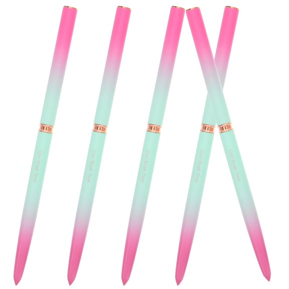 RAGUPEL Fine Nail Brush Nail Art Liner Brushes for Nail Aluminum Multi 5Pcs