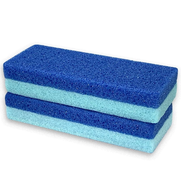 RAGUPEL Foot Exfoliator File Scrubber Sponge Pedicure Tool Callus Remover for Feet, Salon Foot Scrub Pads Pedi Gifts for Men Women, 2Pcs