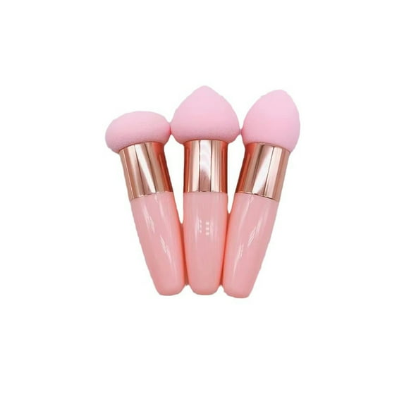 RAGUPEL Foundation Sponge,Multi-Shape Makeup Sponge Set,Includes Mushroom Heart and Angled Foundation Sponges for Perfect Application