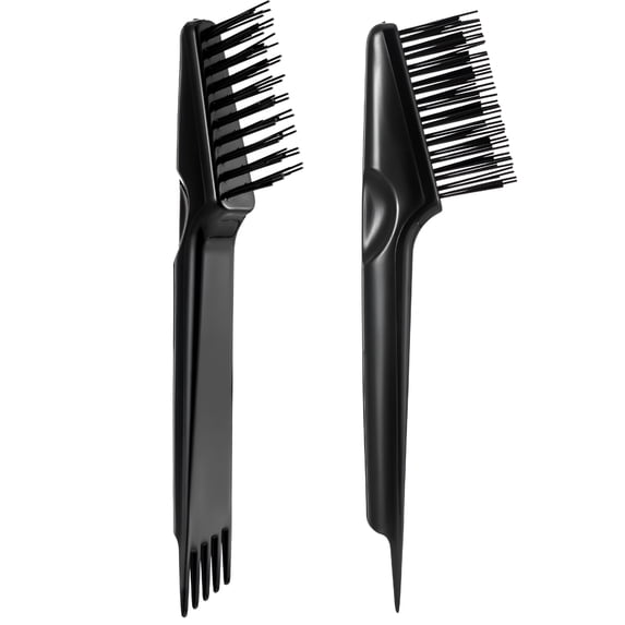 RAGUPEL Hair Brush Cleaner Tool 2 Pack-2-In-1 Dual Edge Hairbrush Cleaning Tool for Removing Hair,Dust&Lint from Brushes and Combs-Brush Cleaner for Home&Salon Use