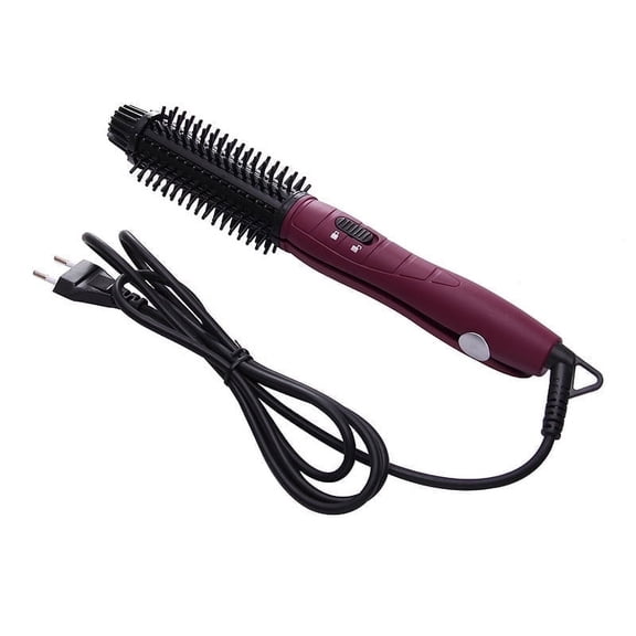 RAGUPEL Heated Brush for Styling Hair, PPS Hot Brush, Straight&Curl 2-in-1 Curling Brush for Hair