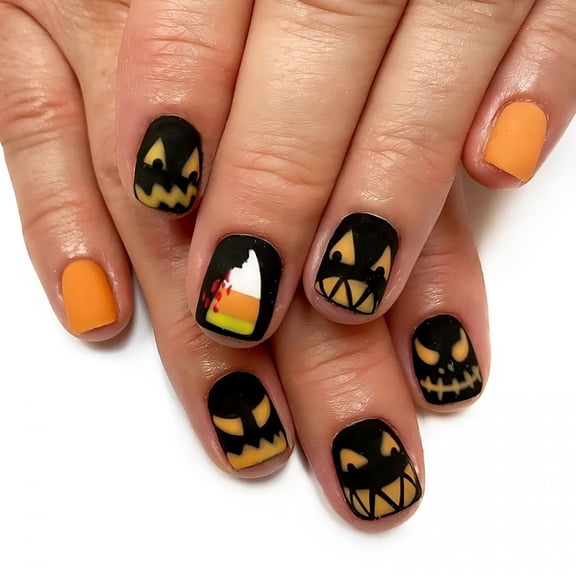 RAGUPEL Press On Nails Toes, Short Almond Clear Press On Toenails