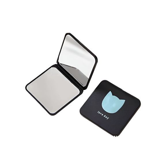 RAGUPEL Hand Mirror Easy to Hold Travel Makeup Mirror Enhances Makeup Application Make Up Mirror Maomi