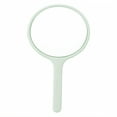 thumbnail image 1 of RAGUPEL Hand Mirrors with Handle,Circle Shaped Mirror 7.3"*3.9"*0.4" Hand Held Mirrors with Handle,Glass Mirror with Aluminum Backing Handheld Mirror,Green, 1 of 7