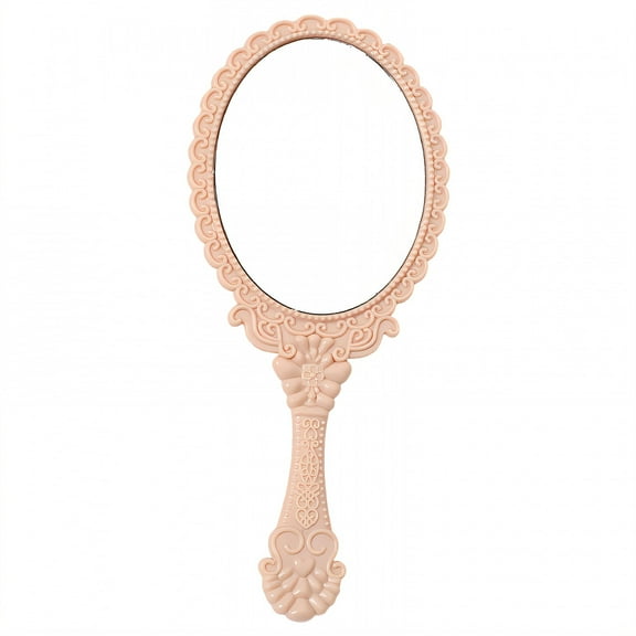 XIBUFE Hand Mirrors with Handle,Flat Oval Hand Mirror Hand Held Mirrors with Handle