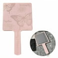 thumbnail image 1 of RAGUPEL Hand Mirrors with Handle,Mirror with Square Frame 6.3"*3.5"*0.4" Hand Held Mirrors with Handle,Butterfly Print Hand Mirrors with Handle,Style3, 1 of 5