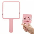 thumbnail image 1 of RAGUPEL Hand Mirrors with Handle,Square Vanity Mirror 6.2"*3.5"*0.4" Hand Held Mirrors with Handle,Accurate Image Reflection Hand Mirrors with Handle,Style4, 1 of 7