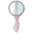 thumbnail image 1 of RAGUPEL Hand Mirrors with Handle,Circle Shaped Mirror 4.7"*2.5"*0.2" Handheld Mirror,Mirror with Flat View Hand Held Mirrors with Handle,Style2, 1 of 7