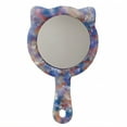 thumbnail image 1 of RAGUPEL Hand Mirrors with Handle,Circle Shaped Mirror 4.7"*3"*0.2" Hand Mirror,Feline Style Small Mirror,Style2, 1 of 7