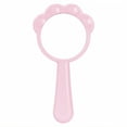 thumbnail image 1 of RAGUPEL Hand Mirrors with Handle,Circle Shaped Mirror 7"*3.6"*0.6" Hand Held Mirror,Cat Claw Shape Handheld Mirror with Handle,Pink, 1 of 7