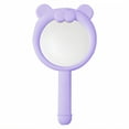 thumbnail image 1 of RAGUPEL Hand Mirrors with Handle,Compact Round Mirror 8.3"*4.5"*0.8" Handheld Mirror,Cartoon Bear Shape Hand Mirrors with Handle,Purple, 1 of 7