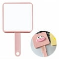 thumbnail image 1 of RAGUPEL Hand Mirrors with Handle,Flat Square Hand Mirror 6.3"*3.5"*0.4" Small Mirror,Hidden Comb Handle Handheld Mirror,Style2, 1 of 7