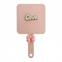 RAGUPEL Hand Mirrors with Handle,Mirror with Square Frame 6.3"*3.5"*0.8" Hand Held Mirror,Hidden Comb Handle Hand Held Mirrors with Handle,Style1