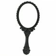 thumbnail image 1 of RAGUPEL Hand Mirrors with Handle,Oval Vanity Mirror 6.9"*3.1"*0.4" Hand Mirror,No Distortion Glass Mirror Handheld Mirror,Black, 1 of 5