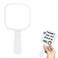 thumbnail image 1 of RAGUPEL Hand Mirrors with Handle,Square Glass Mirror 7.9"*4"*0.4" Hand Held Mirror,Hidden Comb Handle Handheld Mirror with Handle,Style1, 1 of 7