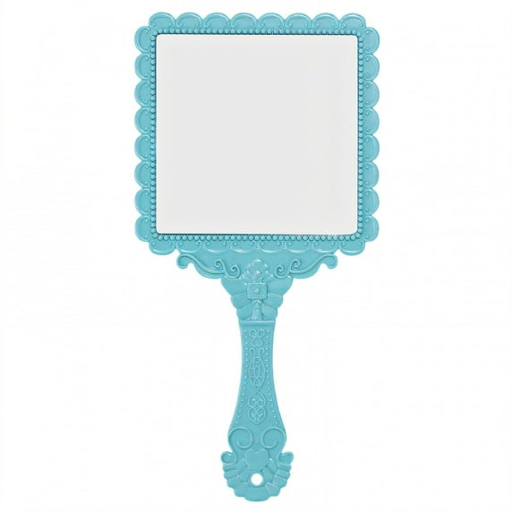 ACDANC Hand Mirrors with Handle Retro European Lace Square Vanity 8.9"x4.5" Style3