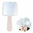 thumbnail image 1 of RAGUPEL Hand Mirrors with Handle,Wave Mirror with Hidden Comb 7.9"*4"*0.4" Handheld Mirror,Single Tulip Print Hand Held Mirror,Style4, 1 of 7