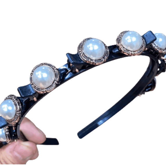 RAGUPEL Headbands for Women,Built-In Secure Teeth Head Bands for Women's Hair,Dazzling Rhinestone Details Womens Headbands for a Chic Look,Style3