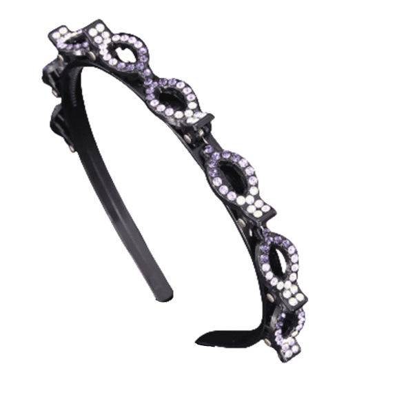 RAGUPEL Headbands for Women,Built-In Secure Teeth Head Bands for Women's Hair,Dazzling Rhinestone Details Womens Headbands for a Chic Look,Style7