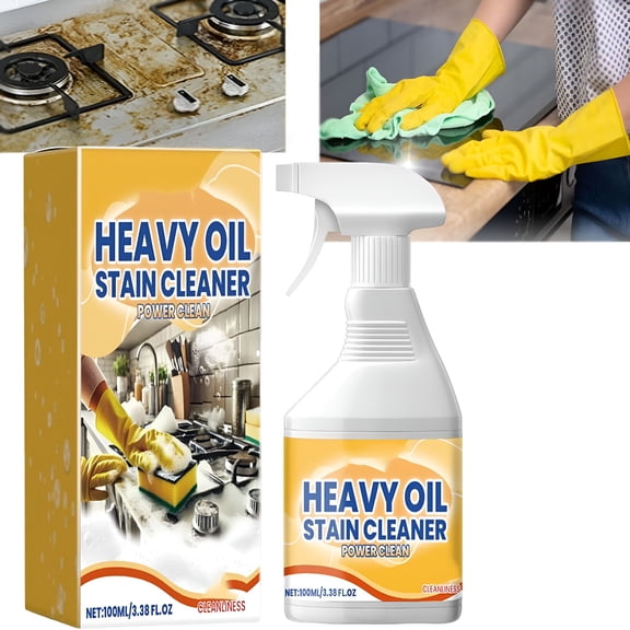 RAGUPEL Heavy Duty Degreaser Cleaner Spray,100ML Kitchen Oil Cleaner,Cleanup Kitchen Oil Stains (1PC)