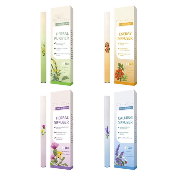 RAGUPEL Herbal Diffuser with Extracts of Mullein,Herbal Diffuser Stick,Herbal Diffuser Pen,Aromatherapy Pen with Relaxing Lavender Blue
